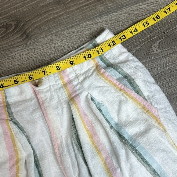NEW Billabong x The Salty Blonde Multi Striped Tapered Straight Leg Pants Sz 25 - Picture 8 of 12